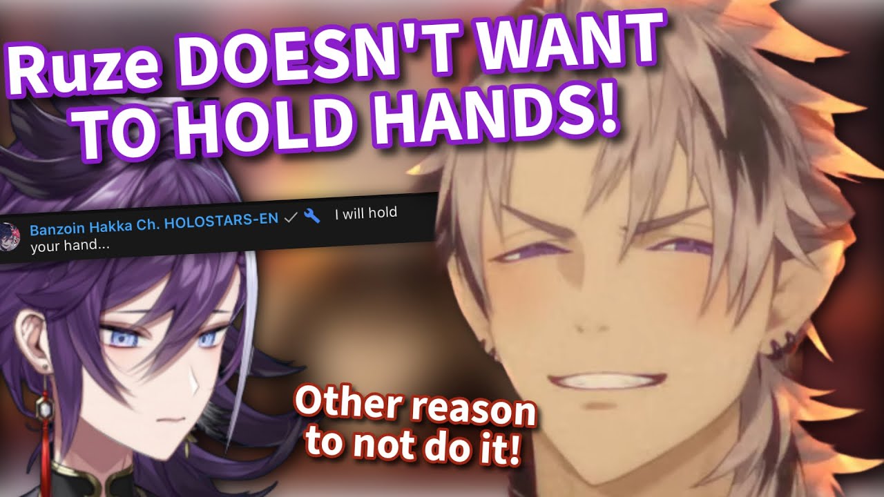 Ruze CRUSHED Hakka’s wishes of HOLDING HANDS!【Holostars EN | Crimzon Ruze】