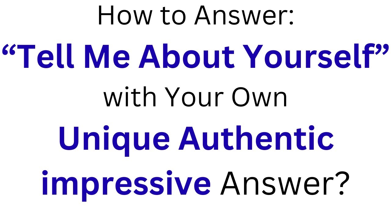 Interviewers ask: 
