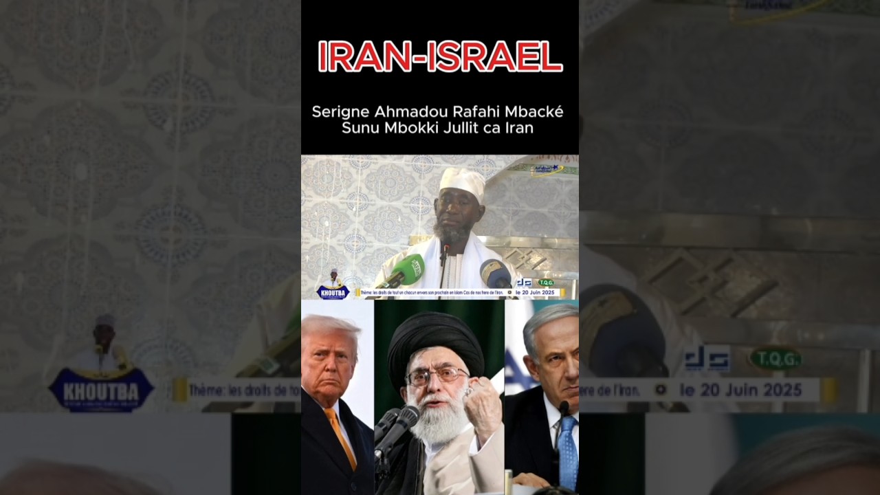 Serigne Ahmadou Rafahi Mbacke  ci sunu bokki Jullit ya &ccedil;a Iran #duet #news #people