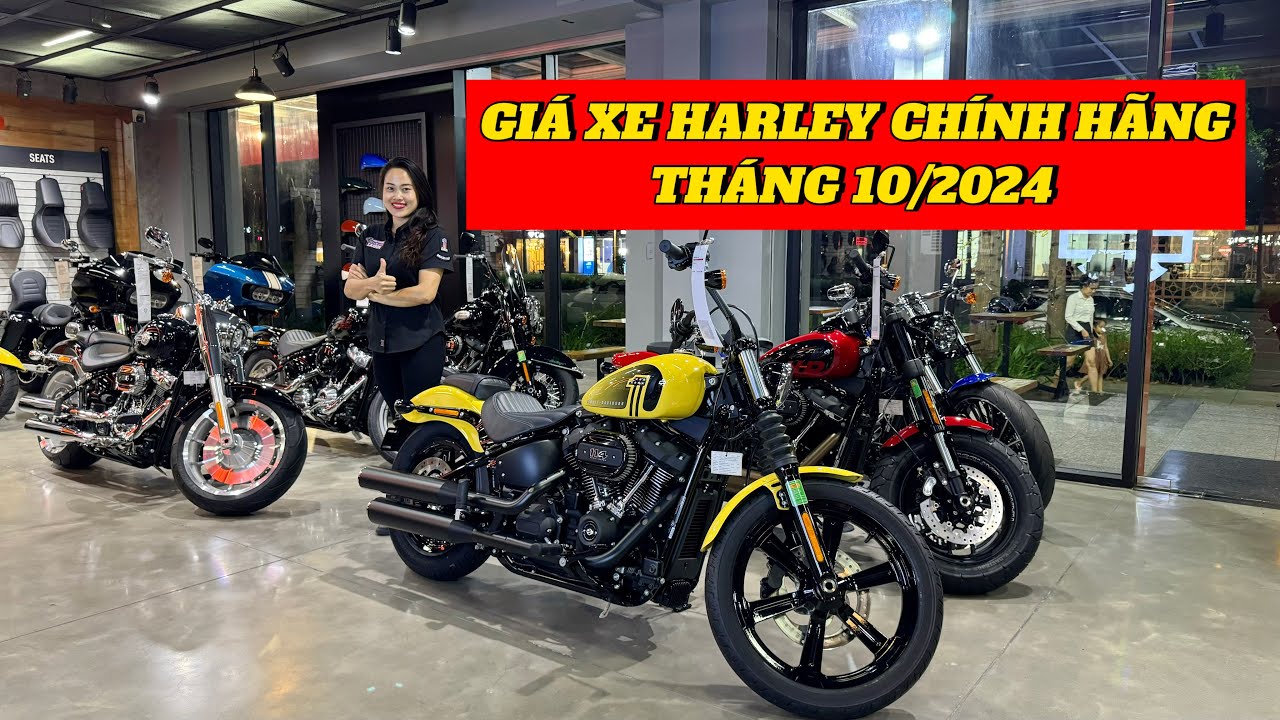 GIÁ XE HARLEY CHÍNH HÃNG THÁNG 10/2024 | Cơ hội sở hữu xe Harley giá tốt với khuyến mãi khủng