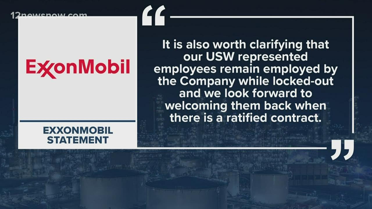 ExxonMobil lockout to continue as company makes plans to bring in contractors to help with operation