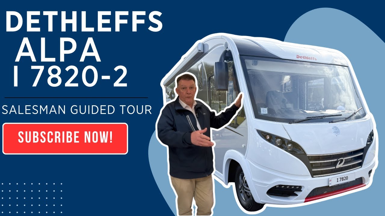 Salesman Guided Tour of the Dethleffs Alpa I 7820-2