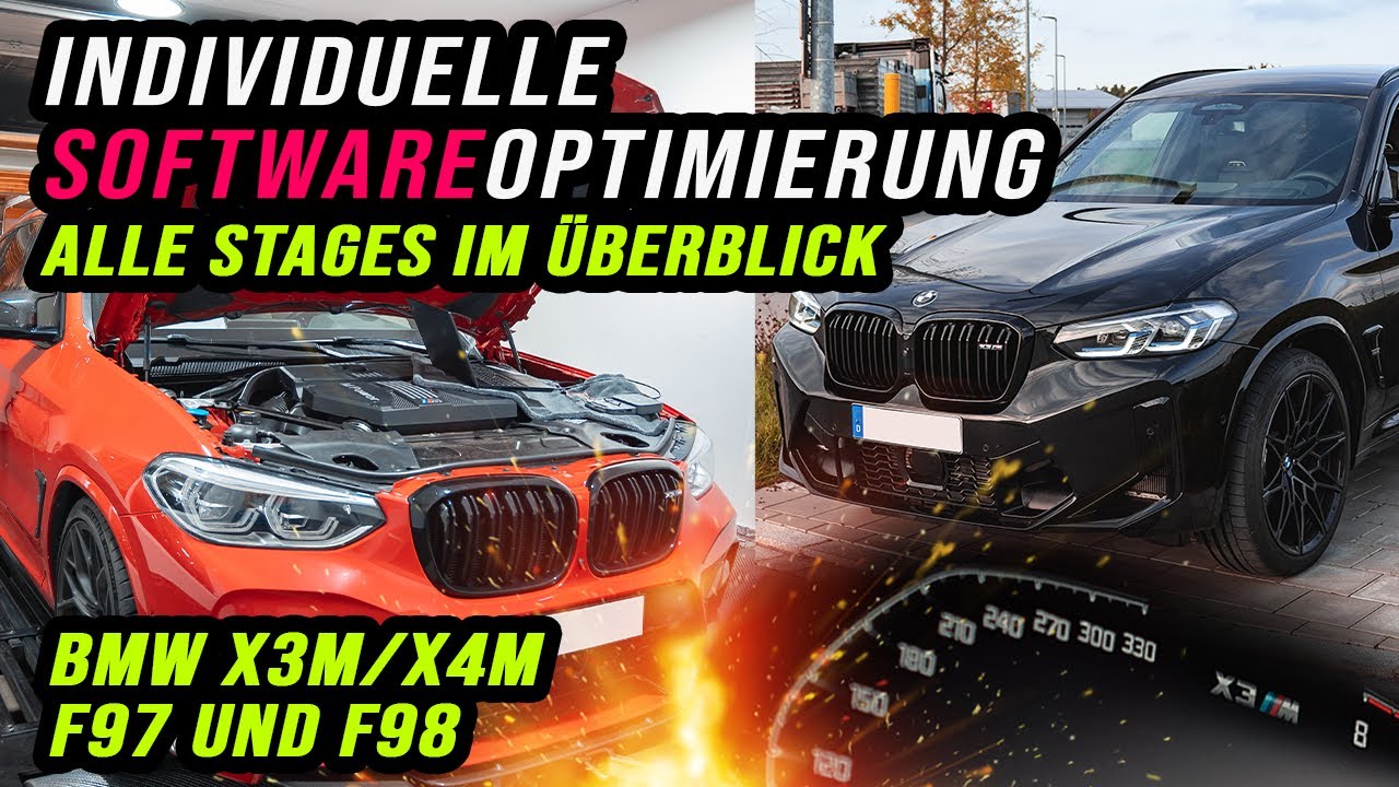 SOFTWARE für BMW X3M & X4M | F97/F98 | Zeiten 100-200 | Stages im Überblick | Aulitzky Tuning