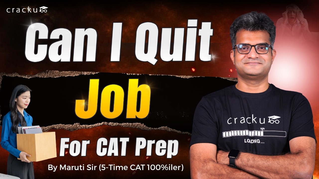 Watch This Before You Quit Job For CAT Preparation 🤔 | Advice By CAT 100%iler