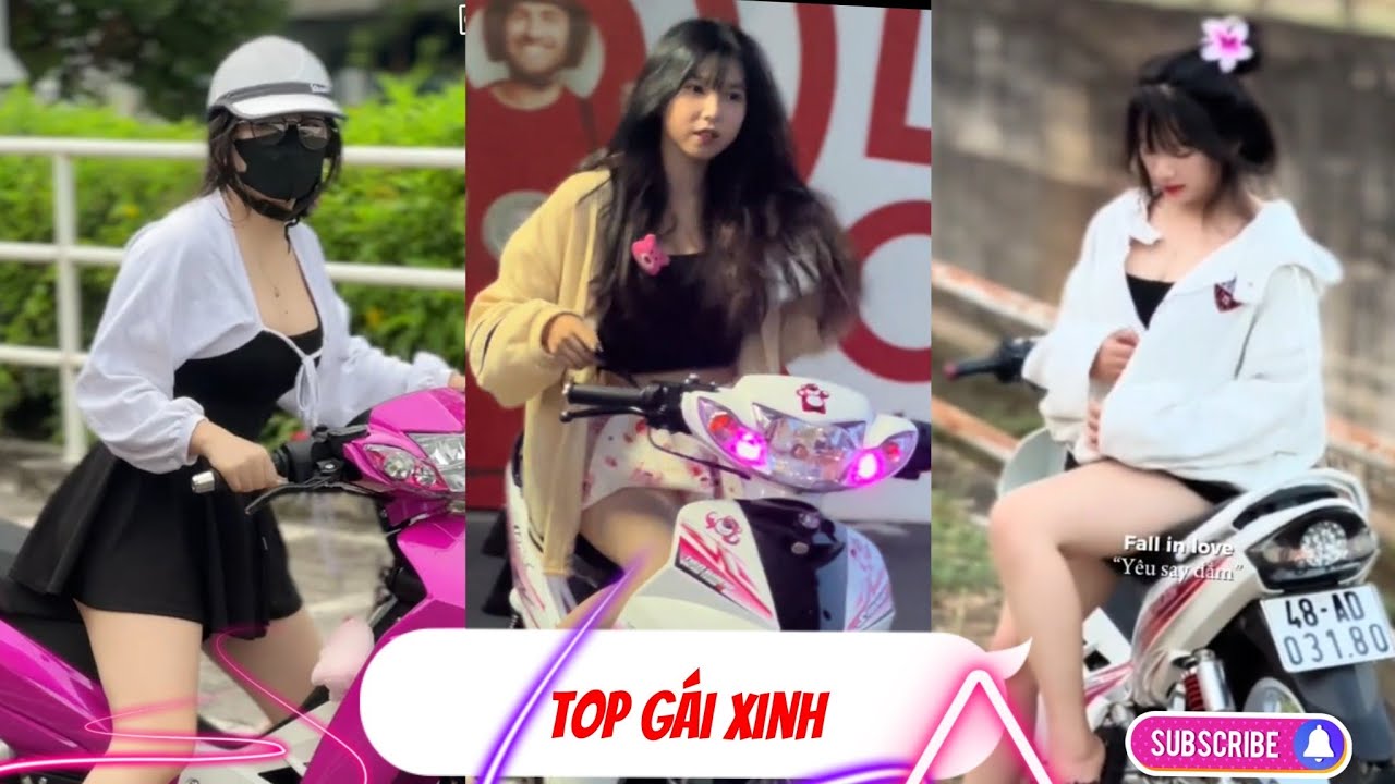 Top Gái Xinh | Xe Độ  | Sirus | #3 Tiktok Facebook ..