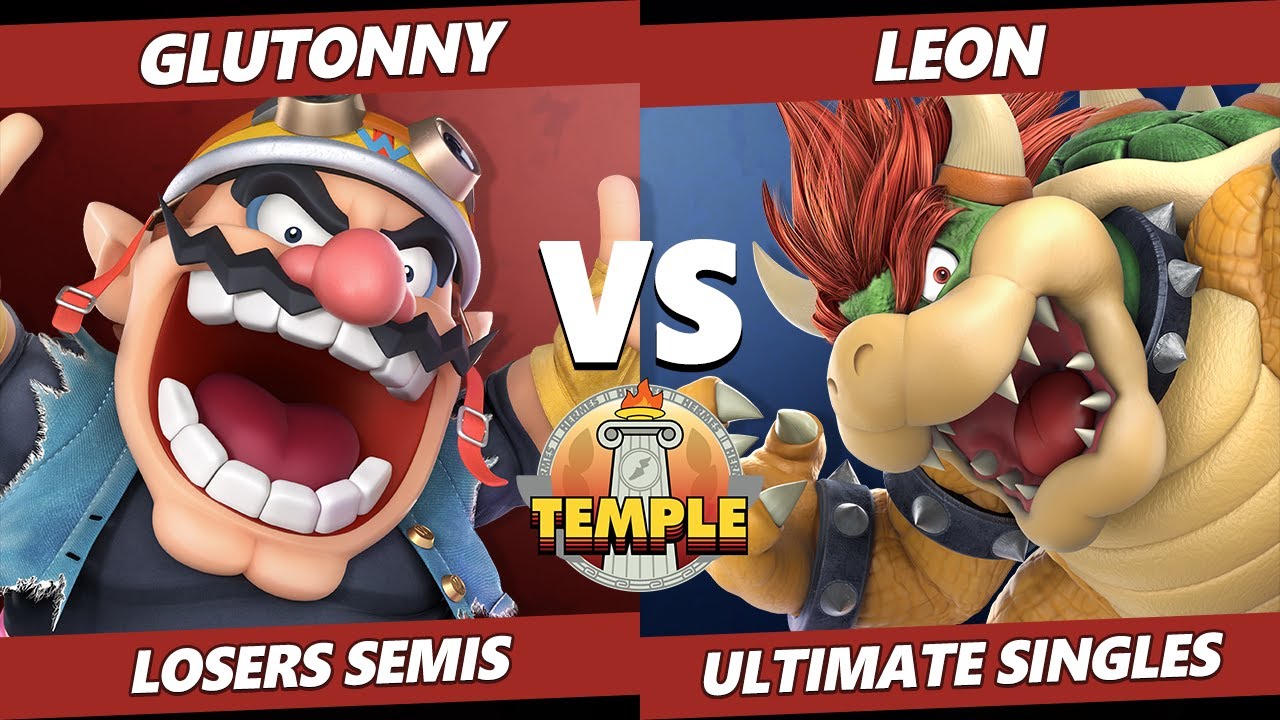 Temple: Hermès Edition Losers Semis - Glutonny (Wario) Vs. LeoN (Bowser) SSBU Ultimate Tournament
