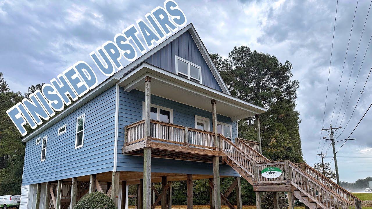 ULTIMATE COASTAL DREAM HOME TOUR • “Salem Cape” custom furnished modular w/ FINISHED upstairs