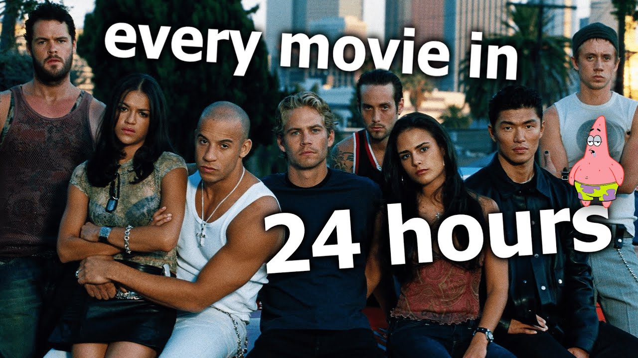 I BINGED ALL the Fast Movies in 24 Hours