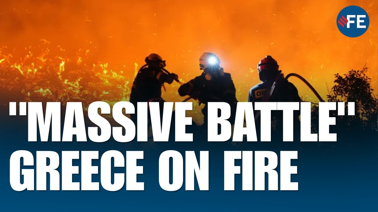 Greece Wildfires Rage Near Athens As Strong Winds Fuel Massive Blaze And Evacuations