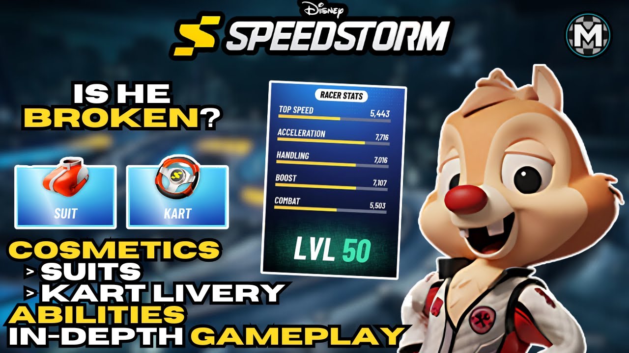 ВСЁ о Дейле — косметика, описание способностей и многое другое! | Disney Speedstorm