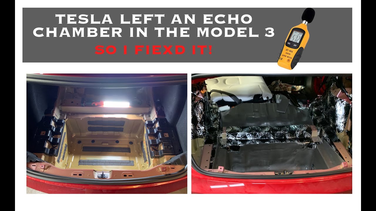 Tesla Model 3 Sound Deadening - Part 3 - Trunk