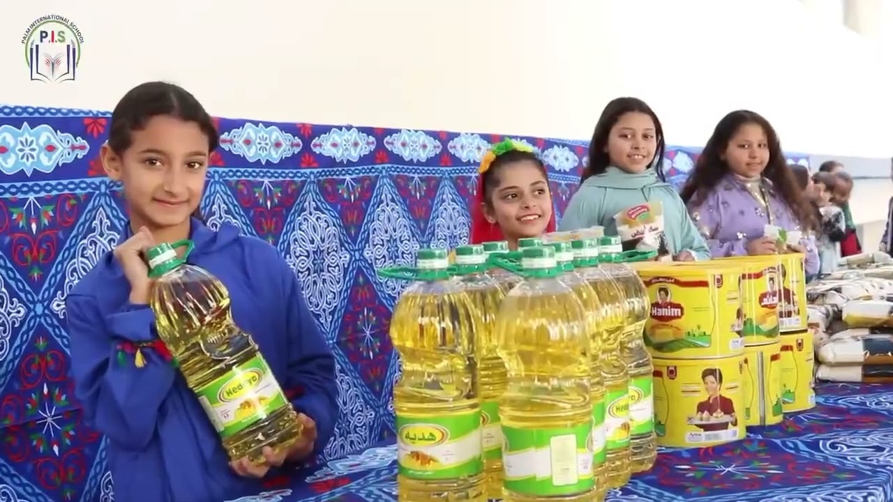 the students of Palm International School have prepared a Ramadan Essentials Box
