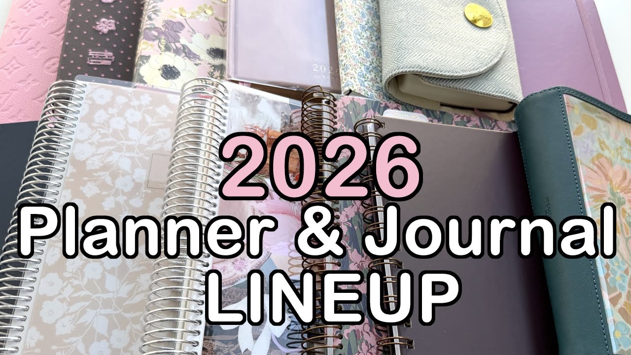 My 2026 Planner & Journal Lineup | Erin Condren, Laurel Denise, Sterling Ink, Hobonichi + More