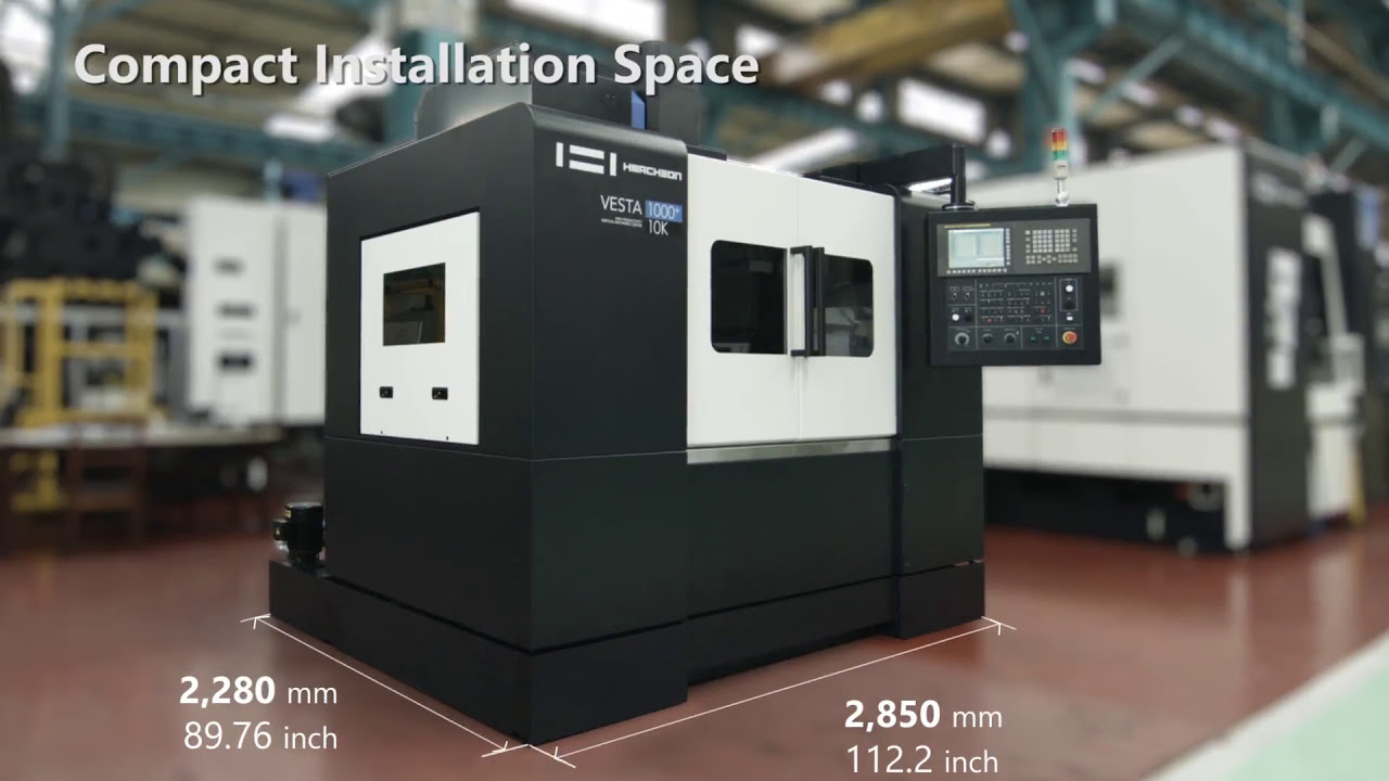 VESTA-1000+ | CNC Milling Machine | Vertical Machining Center | Hwacheon Asia