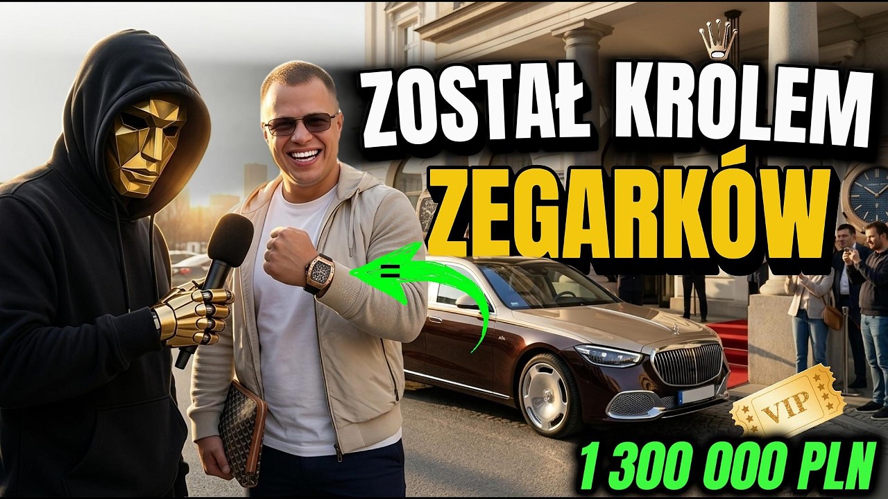 JEGO ZEGAREK KOSZTUJE TYLE CO MAYBACH - JAK ZARABIASZ NA TO?