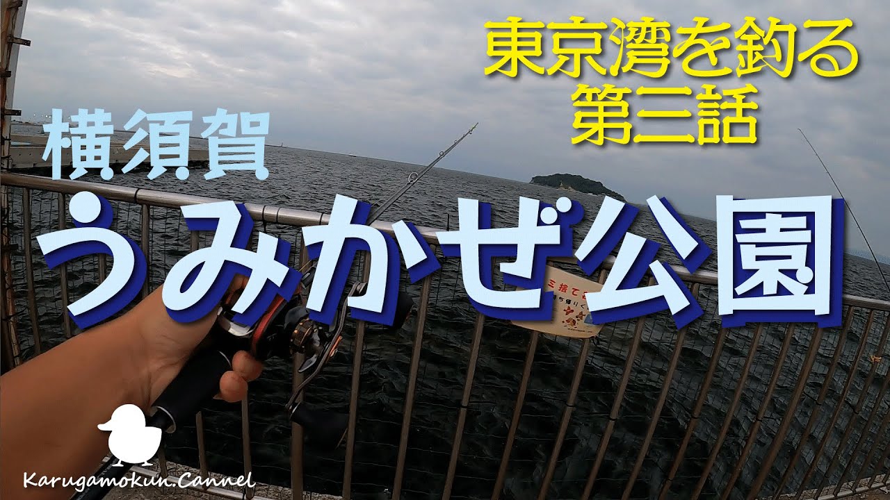 【東京湾を釣る第三話】次の釣座はお隣の「うみかぜ公園」【おかっぱり】