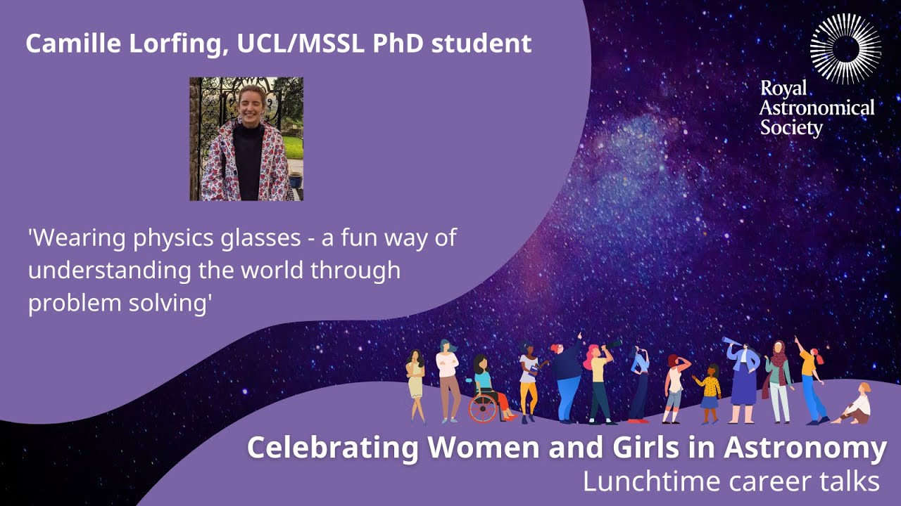 RAS Women Fellows - Inspiring Science Stories - Camille Lorfing