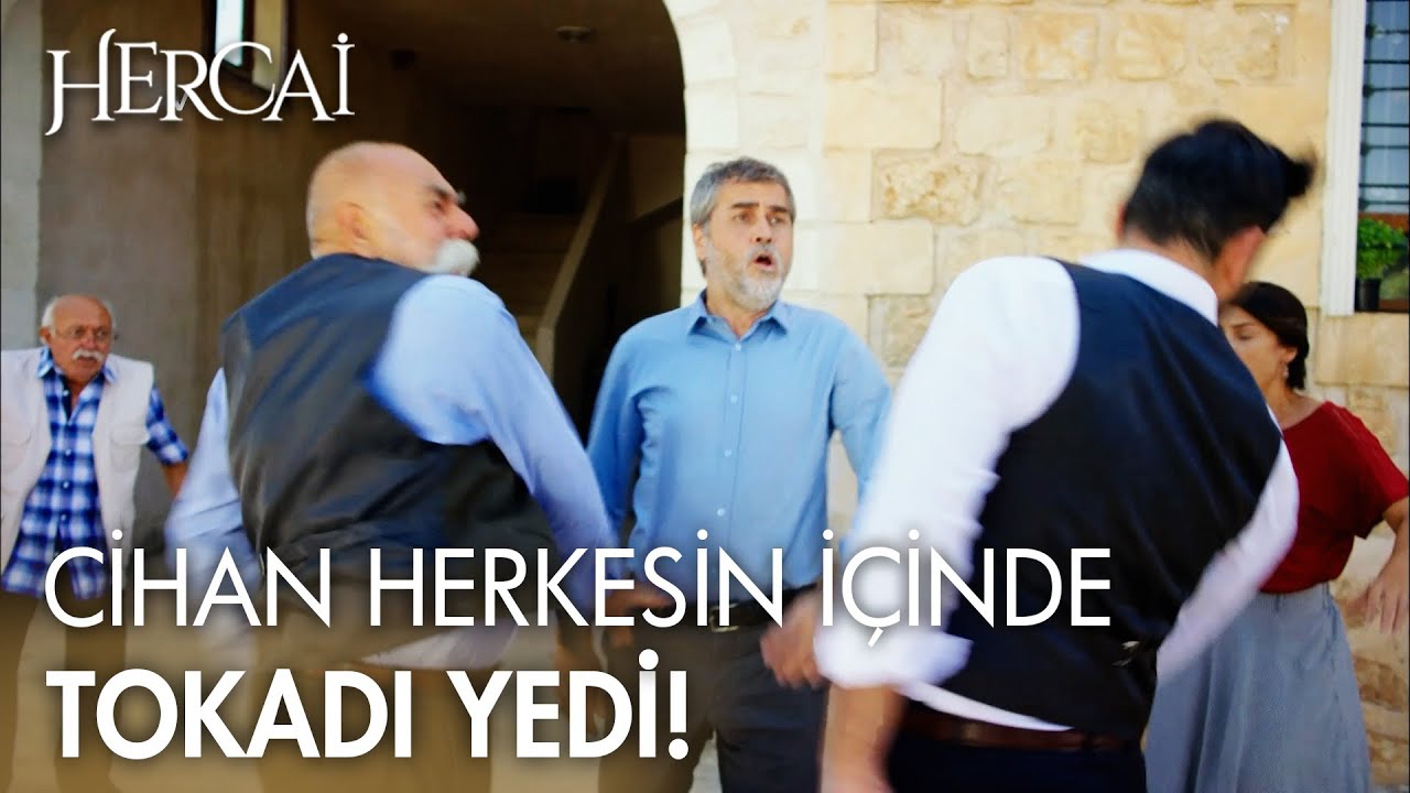 Cihan herkesin içinde öyle bir tokat yedi ki... - Hercai 13. Bölüm