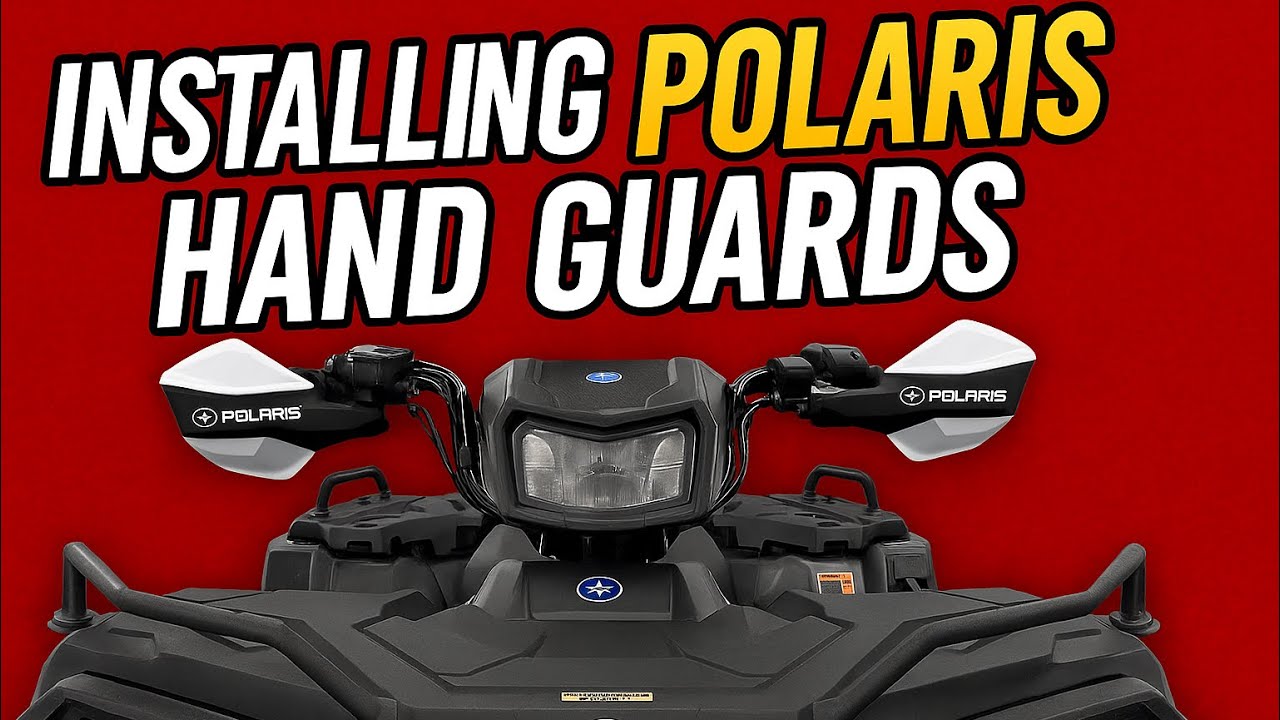 Как установить защиту рук на квадроцикл Polaris Sportsman последней модели?