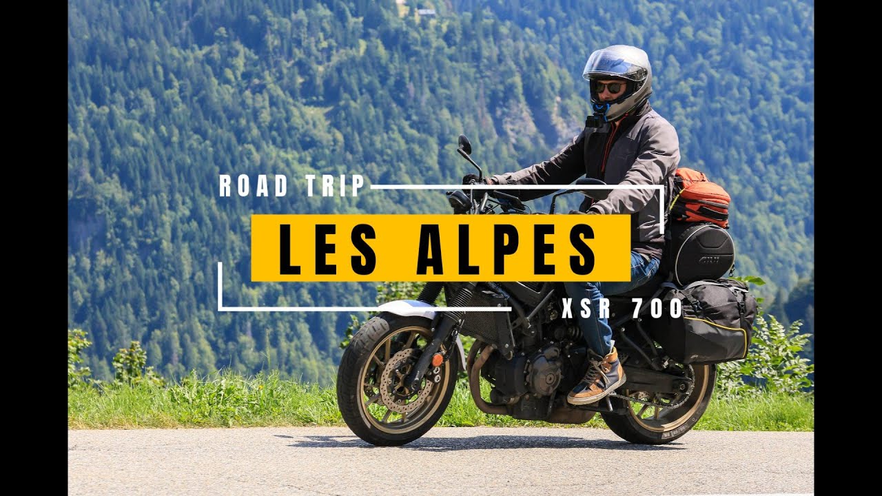 Road Trip moto dans les Alpes en XSR 700