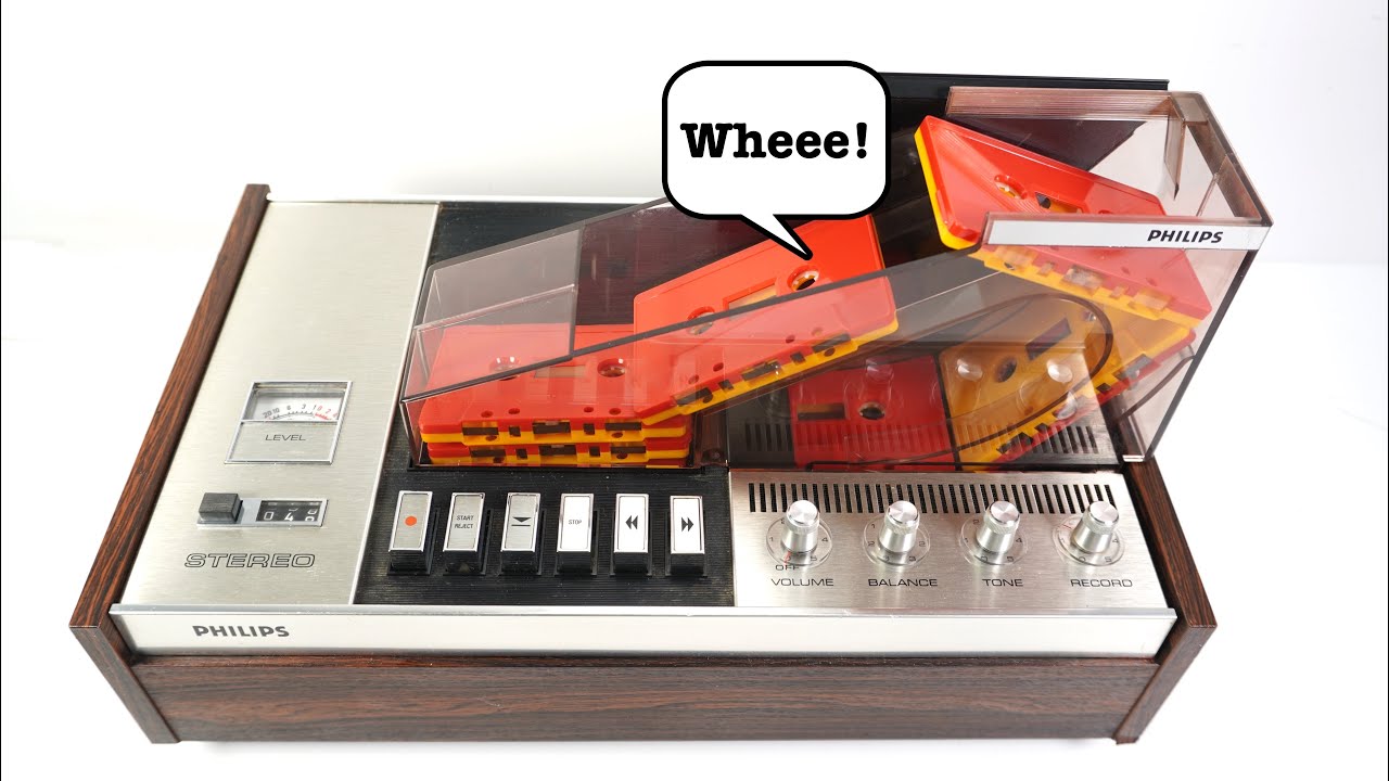 Philips crazy Ski Slope Cassette Deck