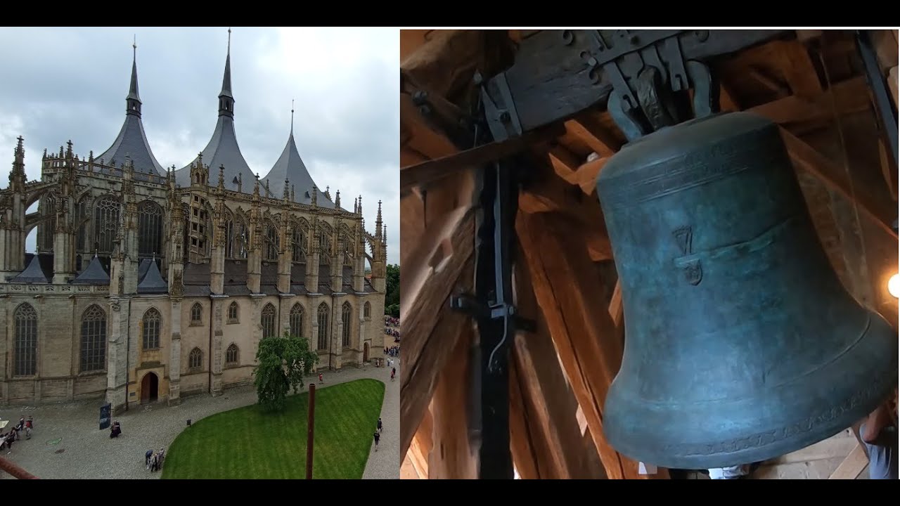 Kutná Hora (CZ) chrám svaté Barbory/church st. Barbara - zvony / bells - PLENUM
