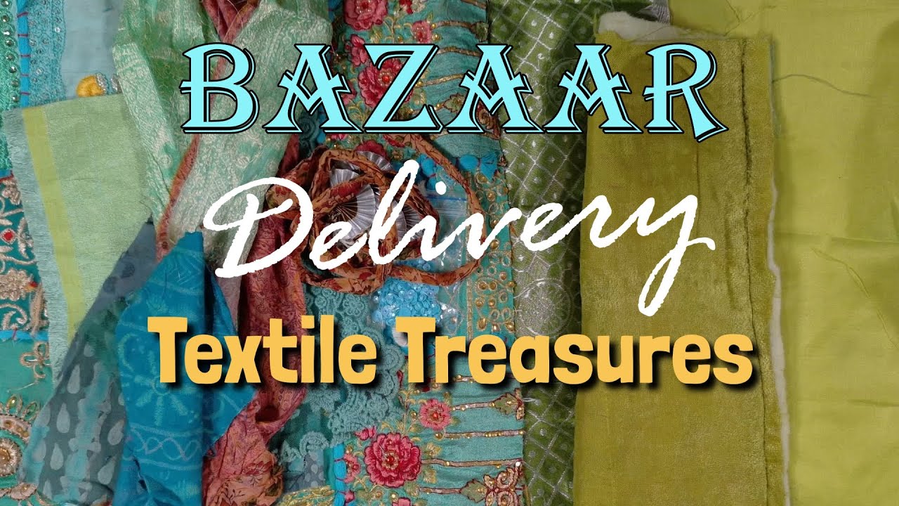 Opening gorgeous scrap packs from Bazaar