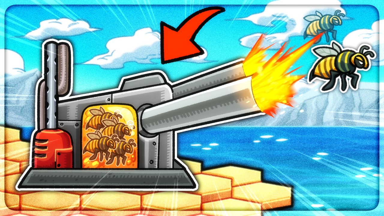 I Turned Bees Into WEAPONS Of DESTRUCTION in Bee Island