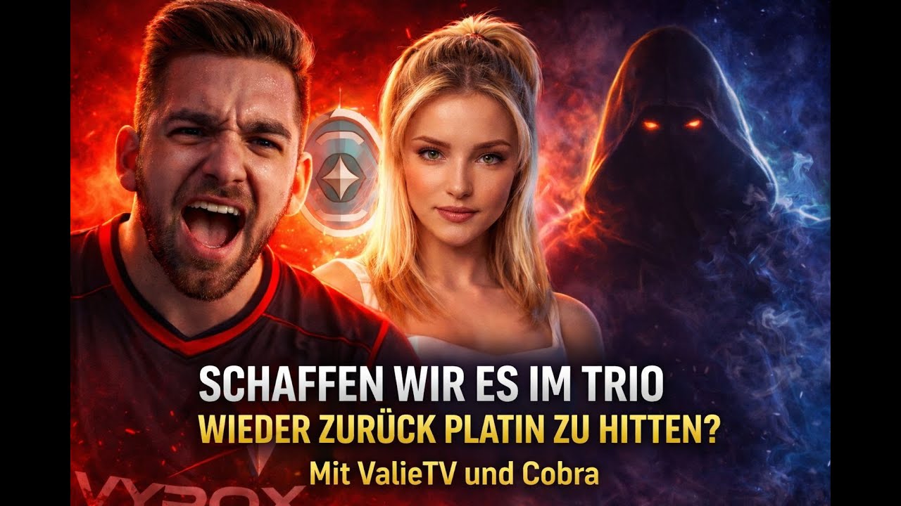 Schaffen wir es im TRIO zurück nach PLATIN?! 😱🔥 | Mit ValieTV & COBRA