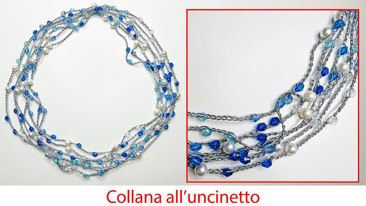 Collana numero 27 all'uncinetto