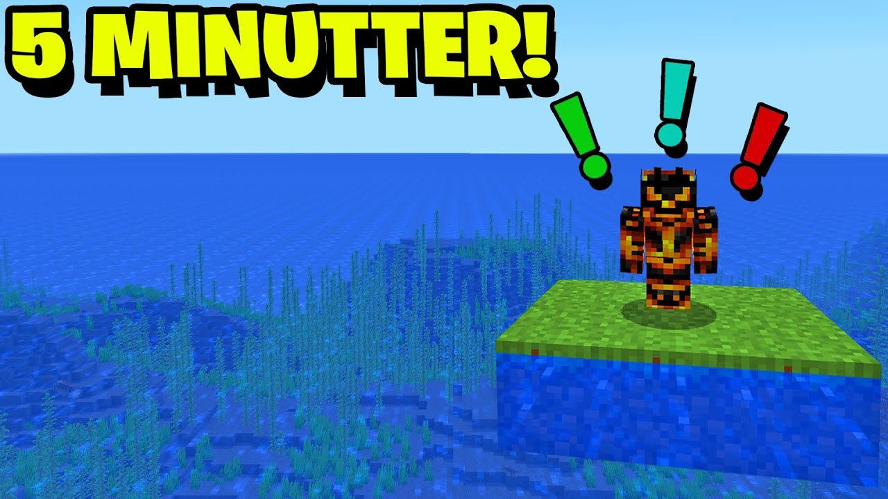 MINECRAFT, MEN VANDSTANDEN STIGER HVERT 5. MINUT!?
