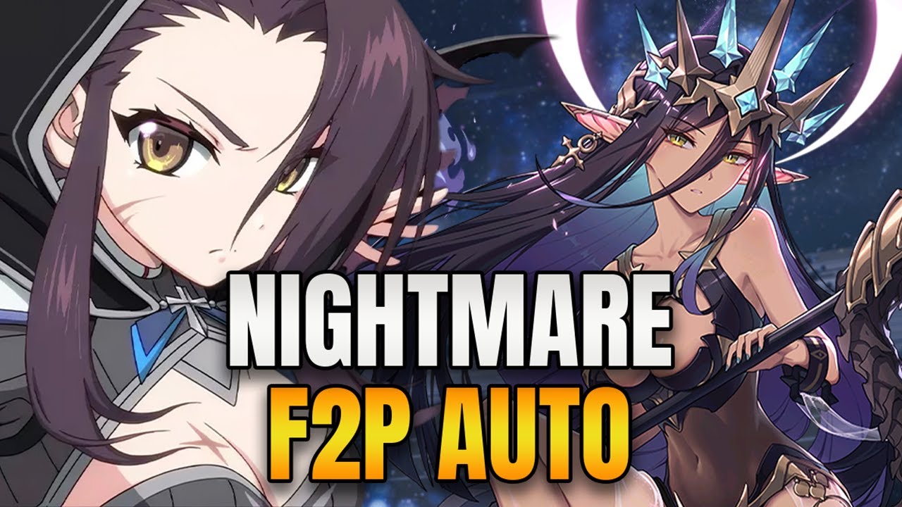 Nightmare Rahel F2P 3-Man Auto Level 5 Blessing  (Trials of the Constellation) - Epic Seven