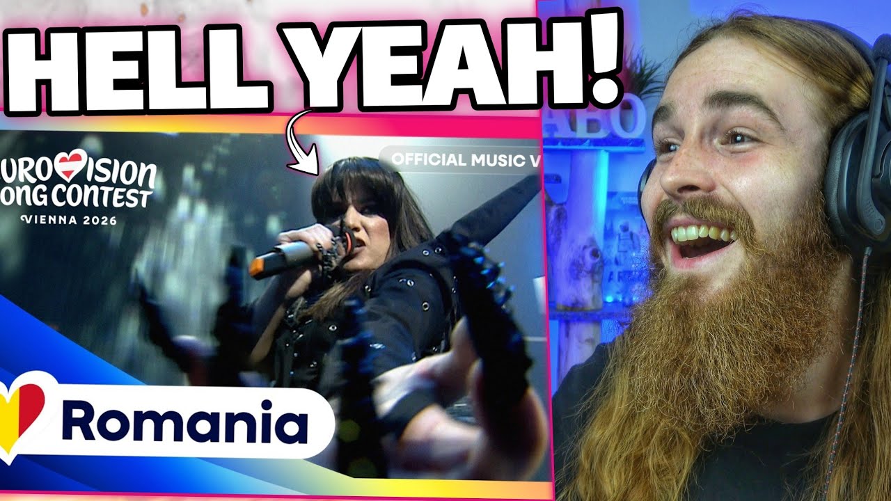 RUMÄNIEN🇷🇴Alexandra Căpitănescu - Choke Me😱ESC 2026 Reaction🤘🏻Mischung Nightwish/Within Temptation