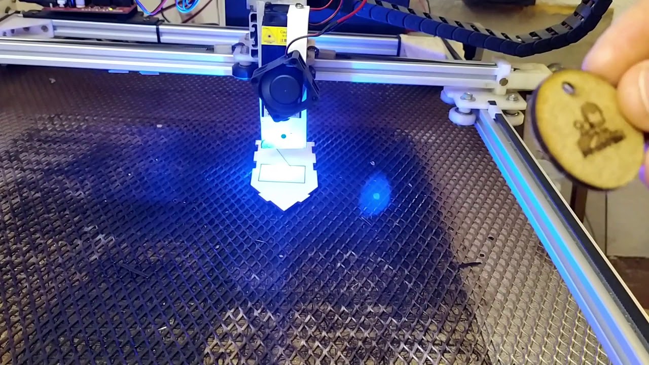 laser 5.5w lightburn gravage ou découpe , tuto pour les débutants.