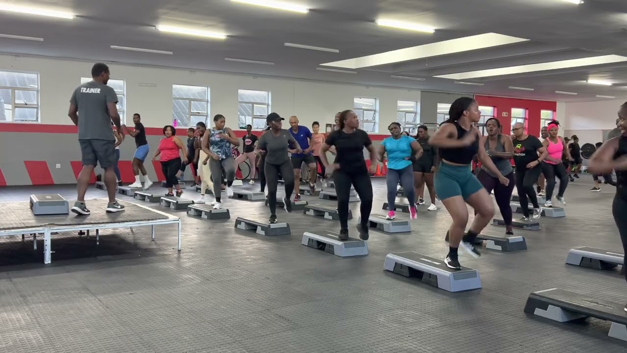 Monday step with Mr K & Mphati