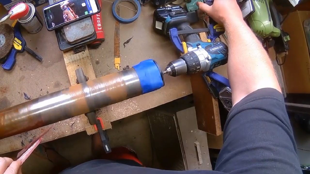 Sketchy AF Drill Press Column De-Rusting