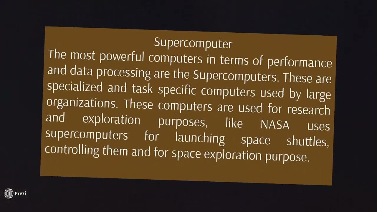 TYPES OF COMPUTERS