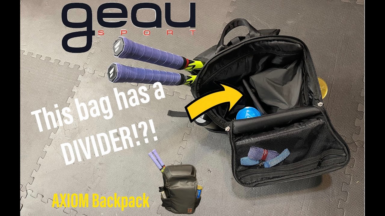 My Favorite Tennis Bag Yet?  Geau Sport Axiom Backpack Review