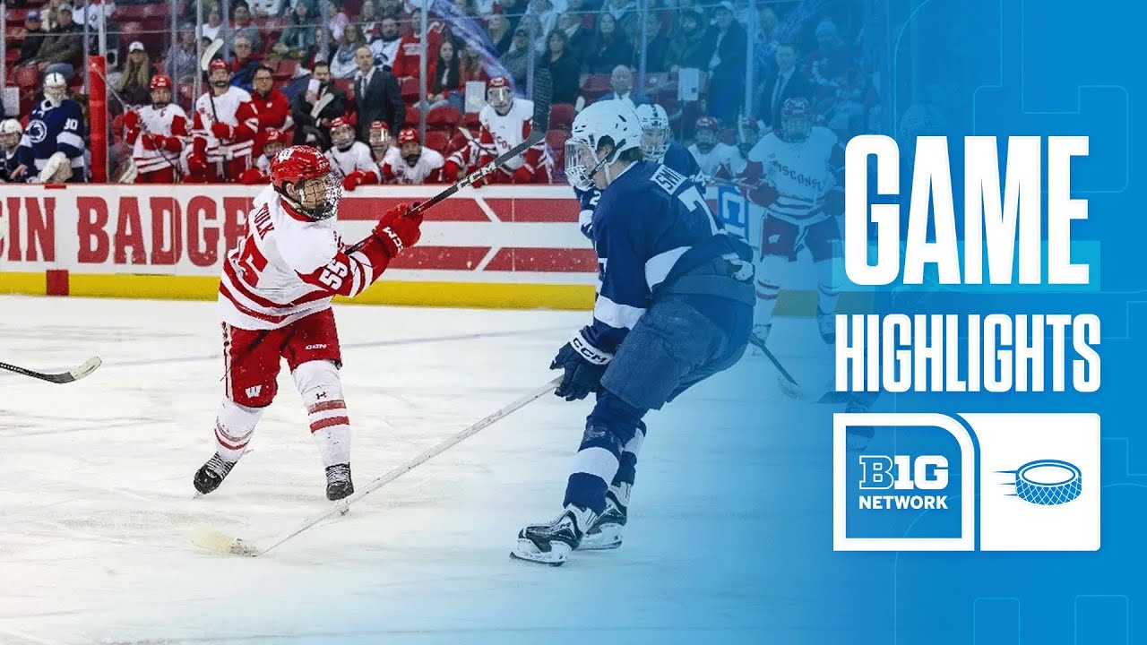 Penn State at Wisconsin | HIGHLIGHTS | Big Ten Hockey | 01/24/2026