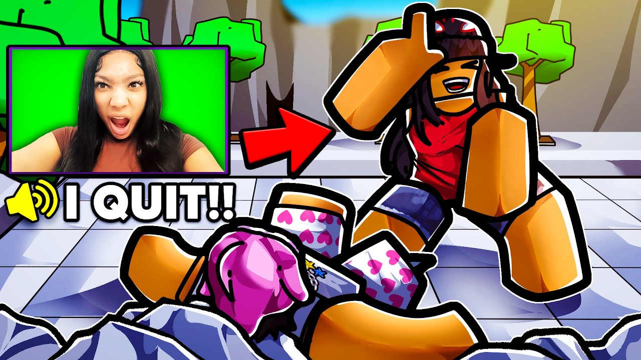 E-GIRL STREAMER was being TOXIC, So I Made Her RAGE.. | The Strongest Battlegrounds