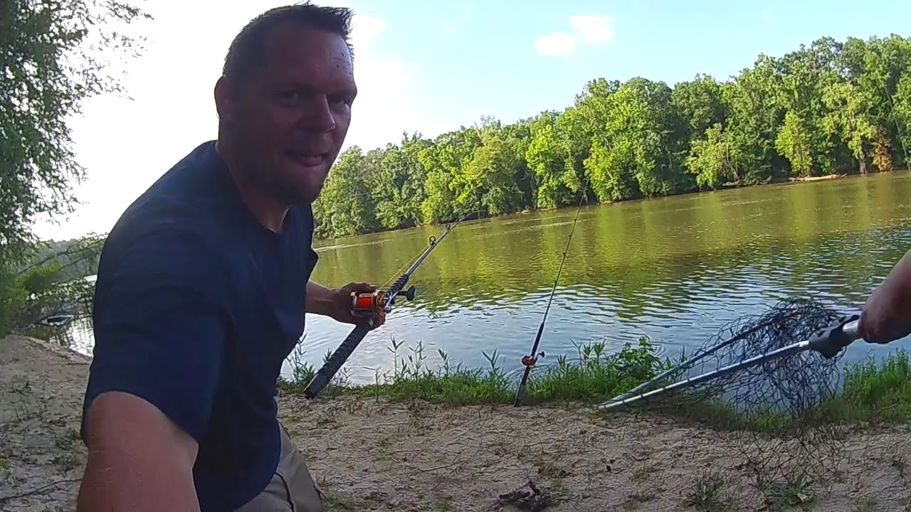 Catawba River fishing for flat heads