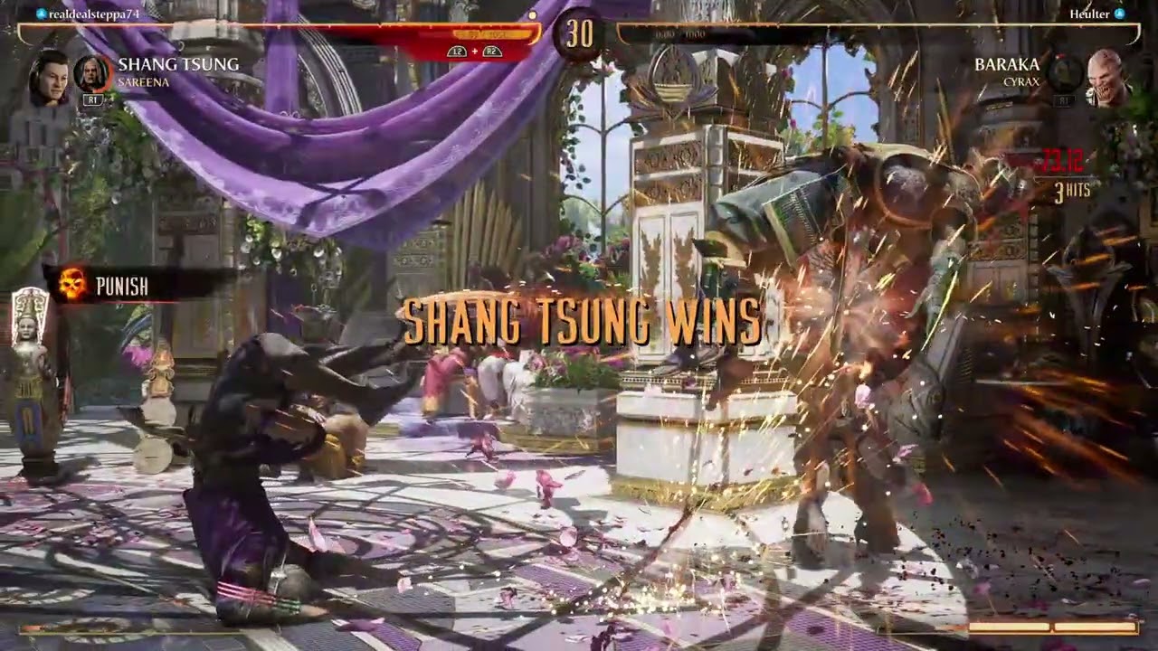 Another salty opponent.