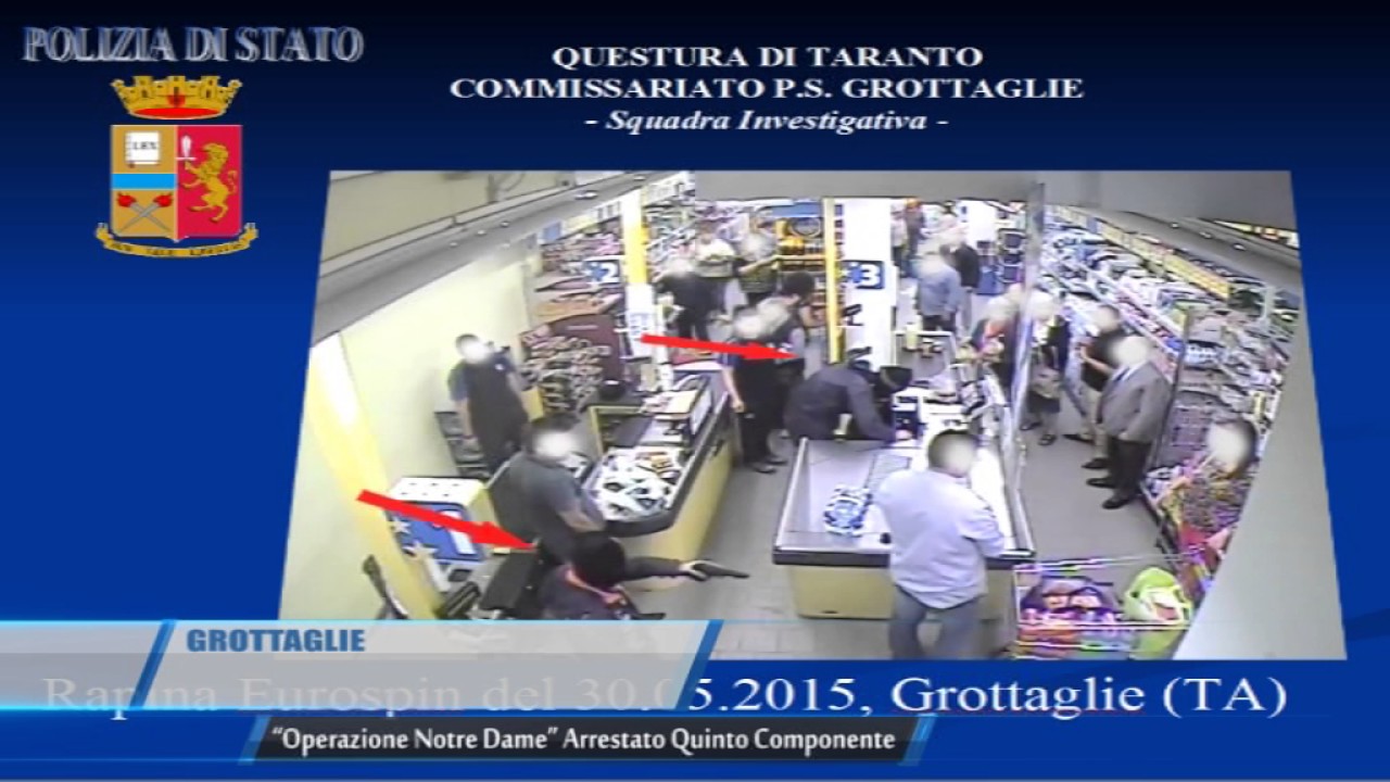 Grottaglie Operazione Notre Dame Arrestato Quinto Componente TG Teleregione 17 06 2017