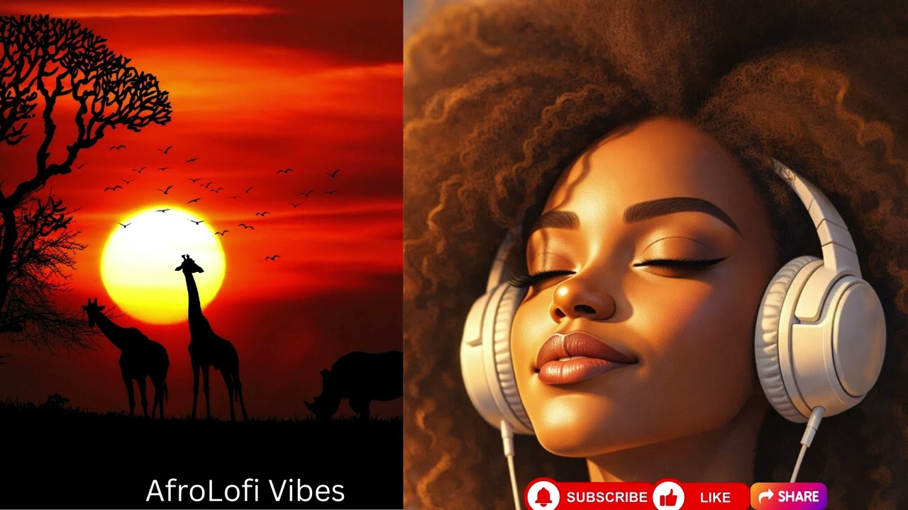 AfroLofi Vibes | Relax & Chill Background Music – Work, Study, Café