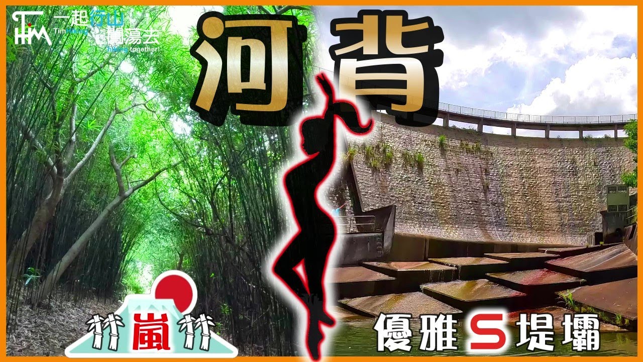 【輕鬆行山郊遊】河背水塘💦港版嵐山竹林🎋優雅大S堤壩 壩底方形大石板 | 上下清潭水塘 雷公田睇禾雀花 | 可推BB車的BB級路線 超平路輕鬆易行 | TimHiking