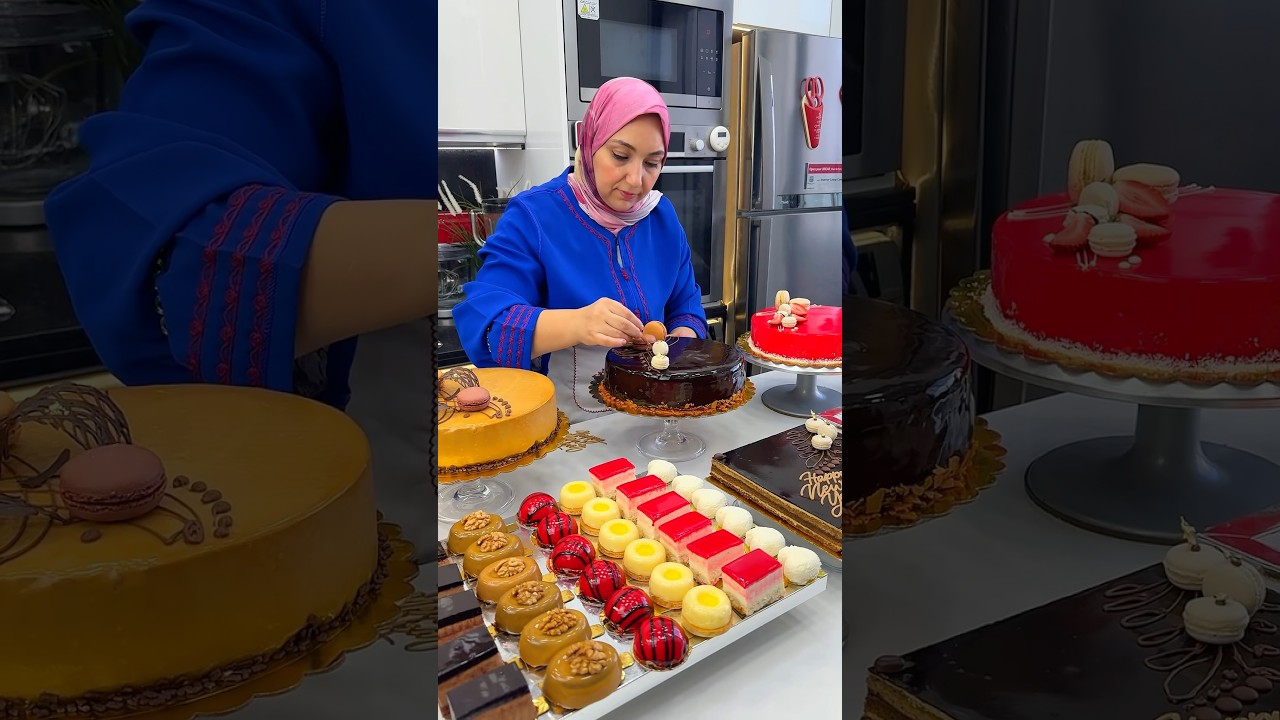 هذا هو سر المحترفين في تحضير تورتة حلوة لاكريم السويسرول كيك رولي من دارك #swissroll #cake