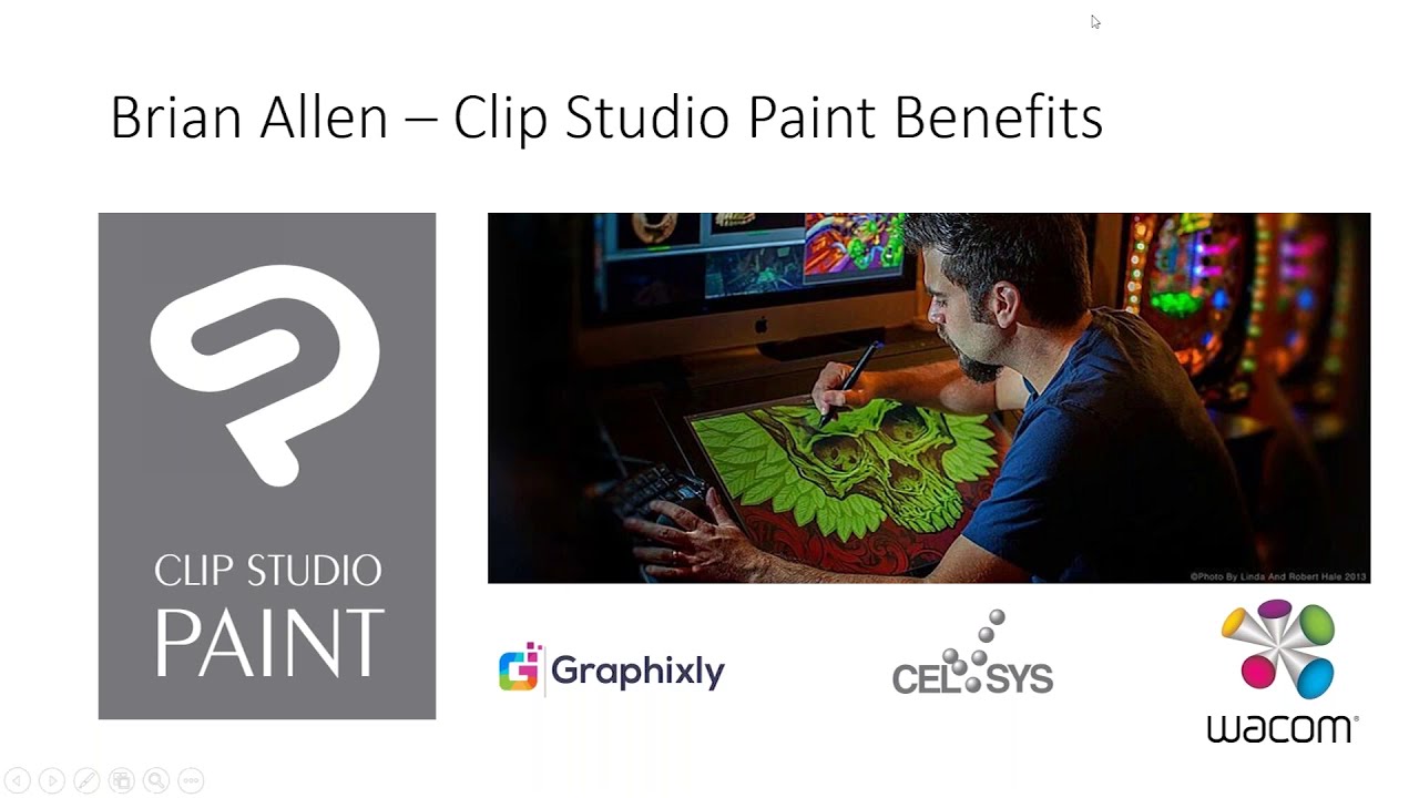 Webinar 🇬🇧 - Benefits of Clip Studio Paint over Adobe Photoshop with Brian Allen