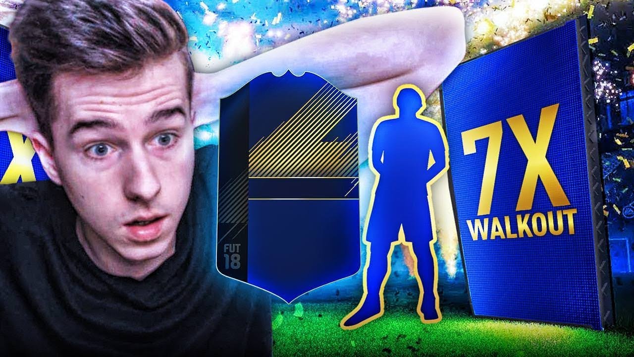 7x WALKOUT!!! TOTY PACK OPENING! PACZKI ZA 125K! | FIFA 18 PACK OPENING