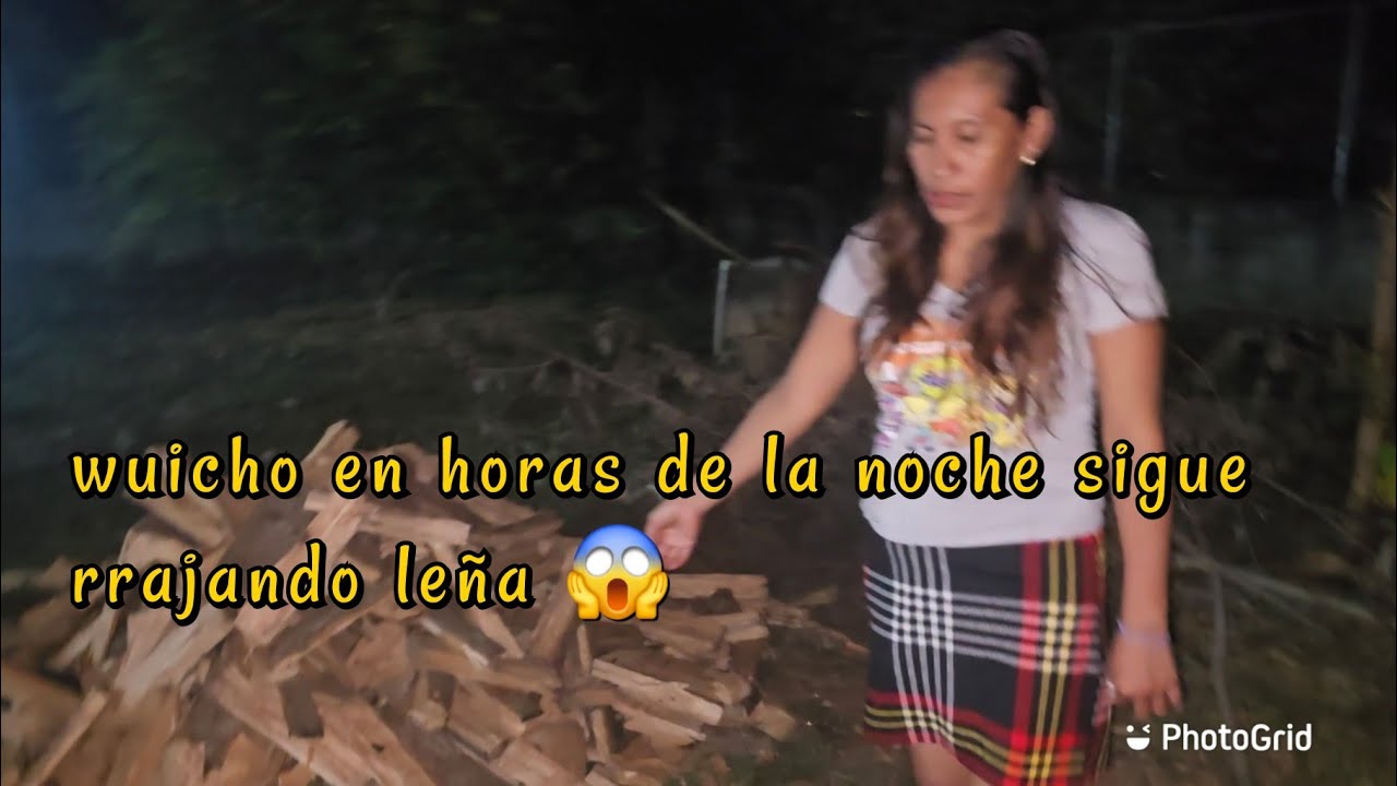 Wuicho no quiere parar de rajar leña quiere seguir asta terminar 😱