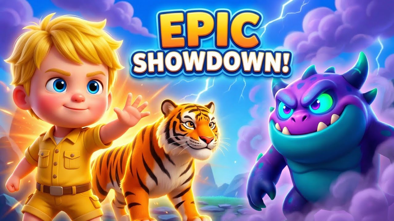 Timmy & the Mighty Tiger vs. the Fearsome Monster – Epic Adventure Begins!